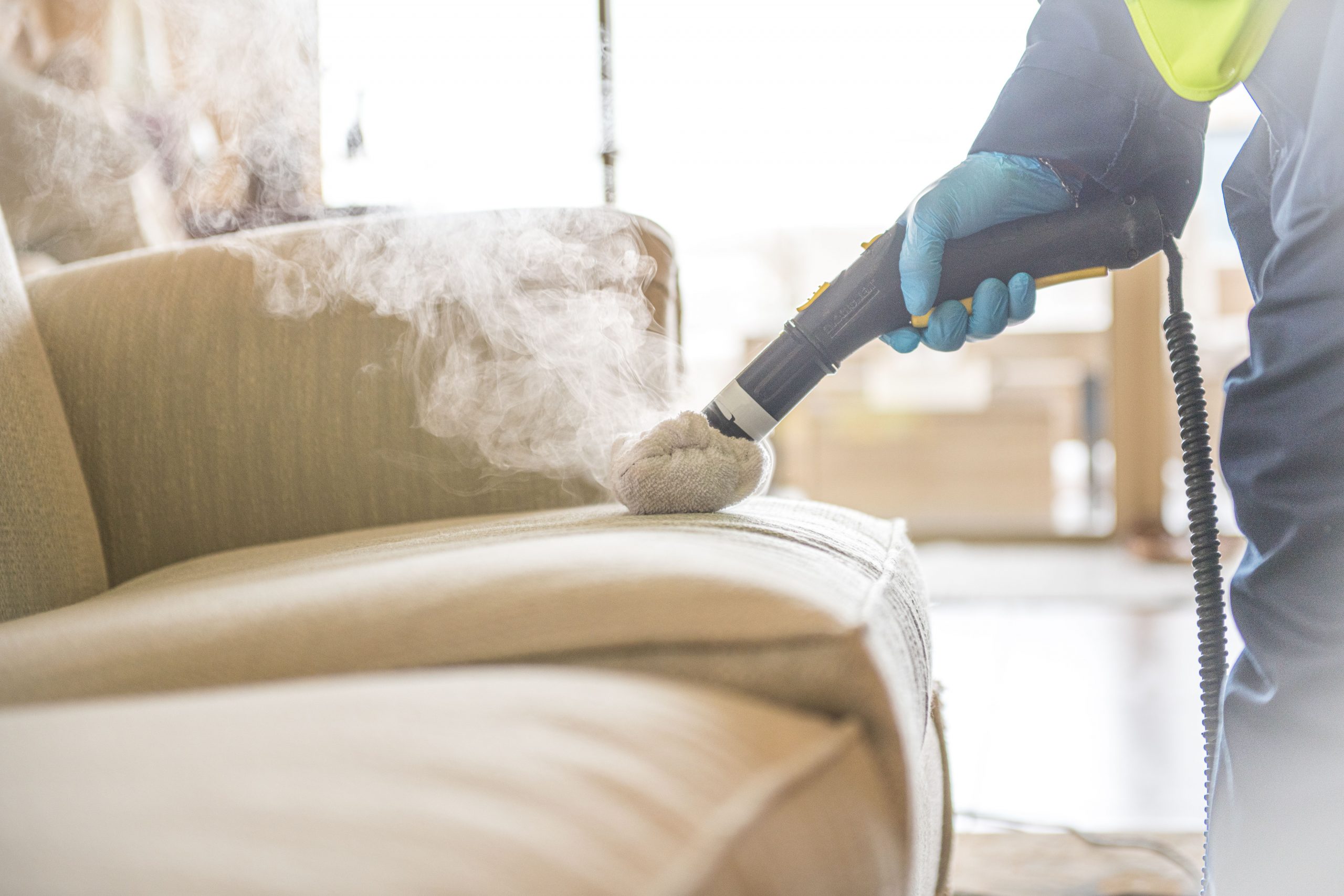Limpieza a vapor en seco