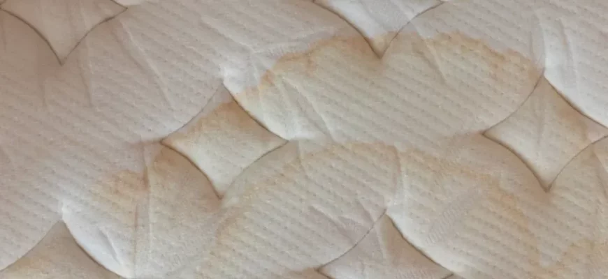 Cómo quitar manchas del colchón