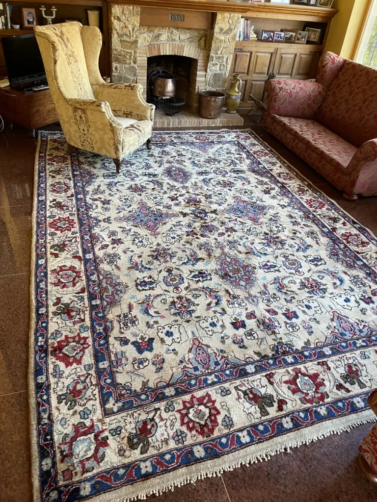 Resultado impecable de limpieza de alfombras en casa