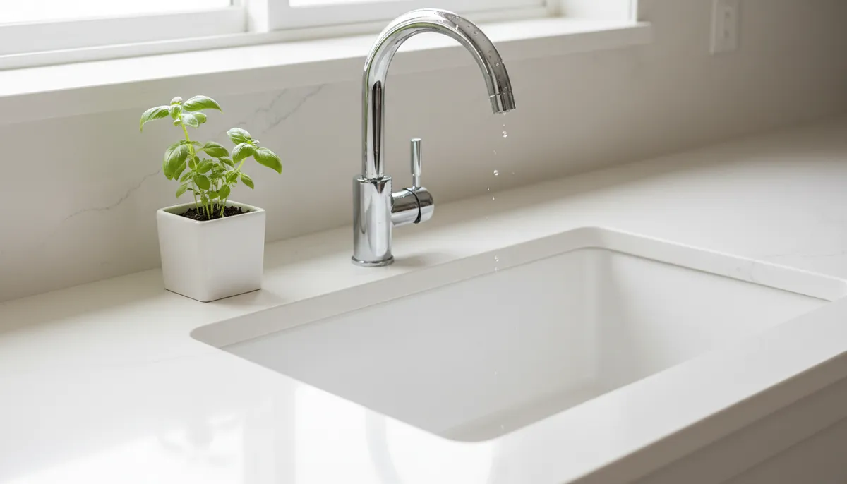 Resultado final tras una limpieza a fondo Cocina moderna totalmente limpia y brillante