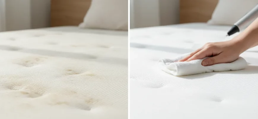 Cómo quitar manchas de humedad del colchón y eliminar el olor a moho