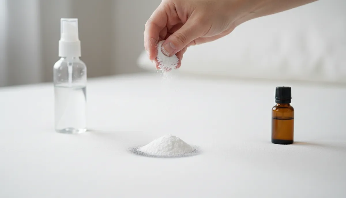 Tratamiento casero con bicarbonato y vinagre para eliminar moho del colchón