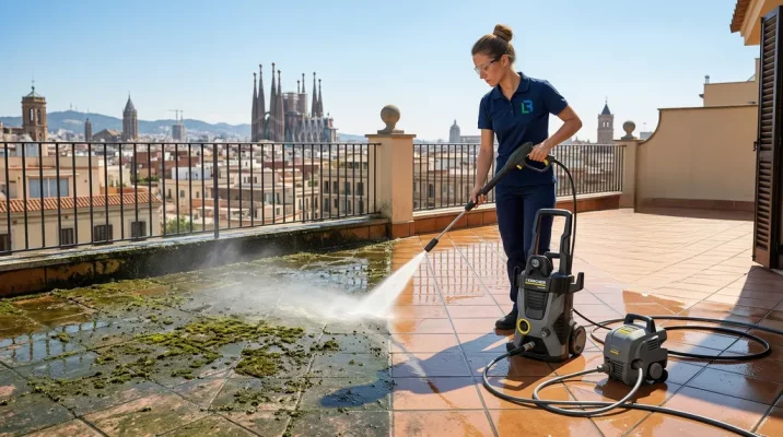 Cómo Quitar el Moho del Suelo de la Terraza y Evitar Resbalones