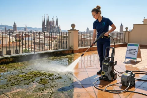 Cómo Quitar el Moho del Suelo de la Terraza y Evitar Resbalones