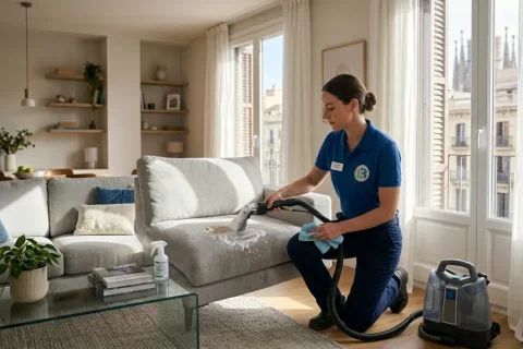 Cómo Limpiar Vómito de un Sofá de Tela sin Dejar Olor