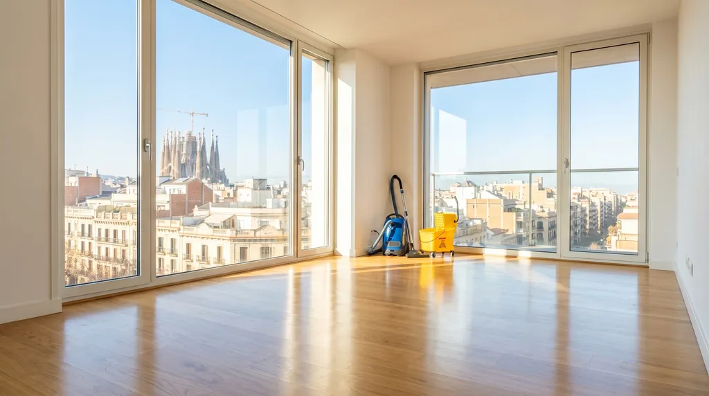 Resultados de limpieza a fondo y entrega de llaves en Terrassa por Limpieza BCN Servicio profesional de limpieza de todas las zonas de una vivienda al finalizar un alquiler en Terrassa