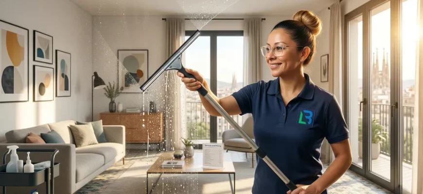 Precio de Limpieza de Cristales a Domicilio en Barcelona