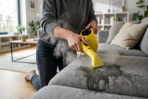 Cómo Limpiar un Sofá con Vaporeta en Casa (Riesgos y Errores)