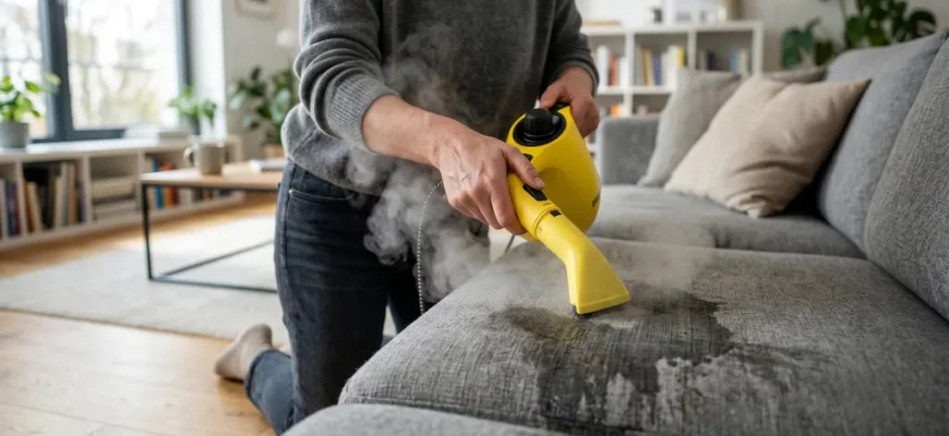 Cómo Limpiar un Sofá con Vaporeta en Casa (Riesgos y Errores)
