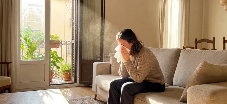 ¿Alergia al Polvo en el Sofá? Polen, Ácaros y Alérgenos en Barcelona