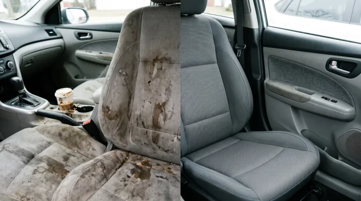 ¿Cómo limpiar la tapicería del coche muy sucia en casa? Trucos de emergencia
